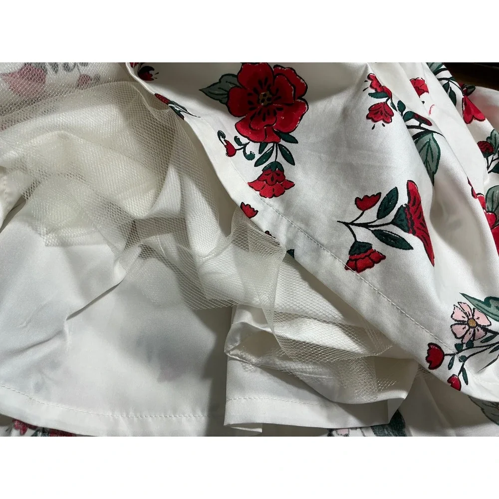 Carters Baby Girl Floral Sleeveless Dress Red White 6 Months 1R618110